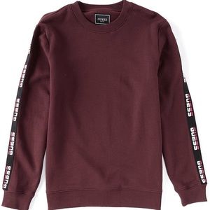 🍁Fall🍁Guess Long Sleeve Roy Guess Logo Knit Pullover